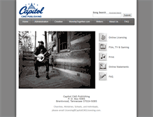 Tablet Screenshot of capitolcmgpublishing.com